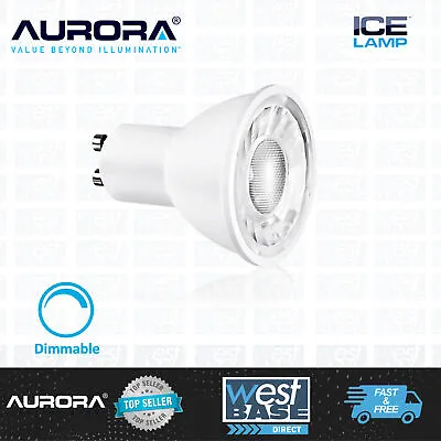 Aurora Enlite GU10 Dimmable LED Bulbs Cool Warm Daylight White 4W 5W 400lm-540lm • £7.99