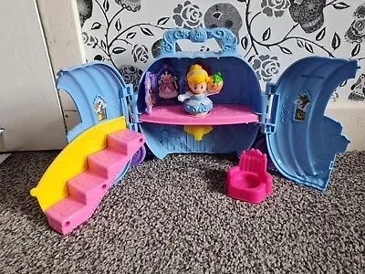 £1 • Buy Fisher Price Little People Disney Princess Cinderella Figure And Carriage