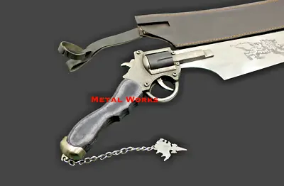 Gunblade Sword With Sheath Functional Squall Gunblade Revolver Sword Replica • $89.99