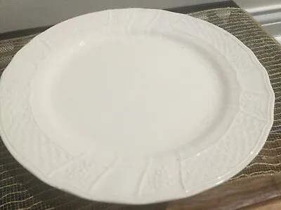 Mikasa RENAISSANCE White Ceramic Chop Plate Platter 12.5” D4900 Japan MINT • $21.89