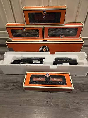 Lot Of  LIONEL O Gauge Trains Pennsylvania R.R. Tender + 4 Cars! NR!! • $69