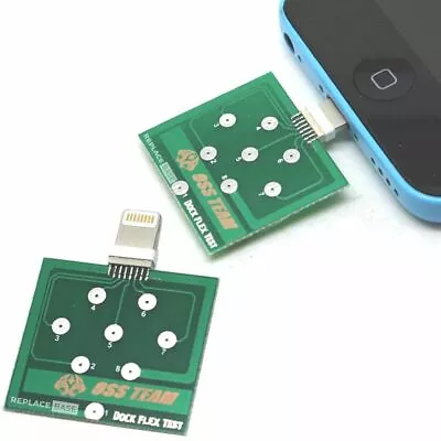 Dock For IPhone IPad Charging Port Test PCB Charging Charge Port Repair Tool • £5.90