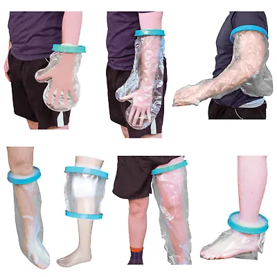 £12.99 • Buy Waterproof Shower Cast Bandage Seal Protector Cover Arm/Hand/Leg/Knee/Foot