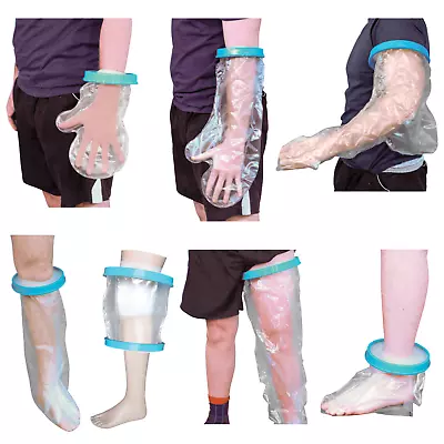 £15.99 • Buy Waterproof Shower Cast Bandage Seal Protector Cover Arm/Hand/Leg/Knee/Foot