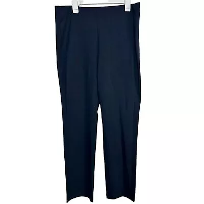 Pure Jill By J.Jill Slim Leg Blue Pima Cotton Pants Sweatpant Size Large • $30