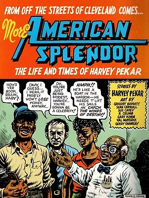 Harvey Pekar - More American Splendor - Signed - R. Crumb - 1987 1st Edition • $99