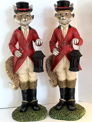 *Vintage* Winterthur Mr Lord Fox Hunt (2) English Library Statue Exclusive RARE • $324.55