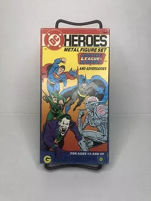 Mayfair Games Vintage DC Heroes Metal Figures Set 9501 Justice League Of America • $20.95