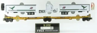 K-line Die Cast Chicago Northwestern Ttx Spine Flat Car O Scale Intermodal Ttax • $124.99