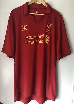 £30 • Buy Liverpool FC Warrior Home Football Shirt Season 2012-13 Mens Size 3XL