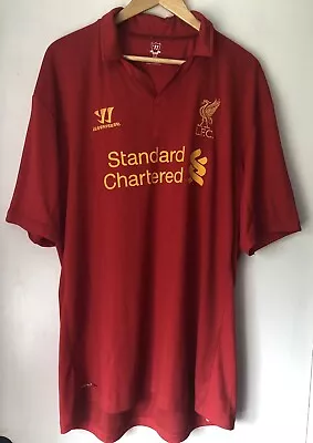 Liverpool FC Warrior Home Football Shirt Season 2012-13 Mens Size 3XL • £30