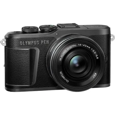 Olympus PEN E-PL10 Mirrorless Digital Camera W/14-42mm Lens (Black) • $469