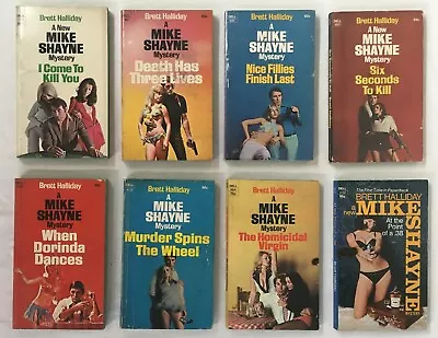 Mike Shayne By Brett Halliday - Lot Of 8 Paperbacks - Dell First Printings • $24