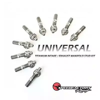 SpeedFactory B/D/H Series Titanium Raw Finish Manifold Stud Kit For Honda/Acura • $109.24