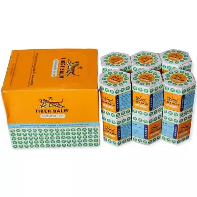 White Tiger Balm Ointment Aroma Relaxing Thai Herbal Massage Balm 12 X 30g • $72.94