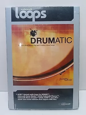 CAKEWALK Loops DRUMATIC (ACID) 2001 (SEALED) Brand New Smart Loops • £40.17