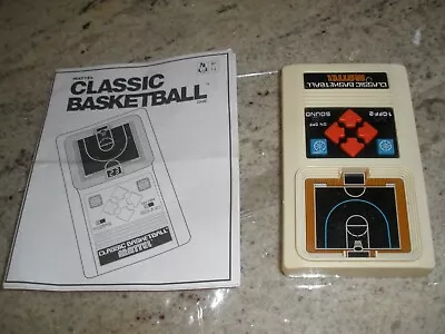 Mattel Classic Basketball Handheld Works 2003 Manual • $14.99