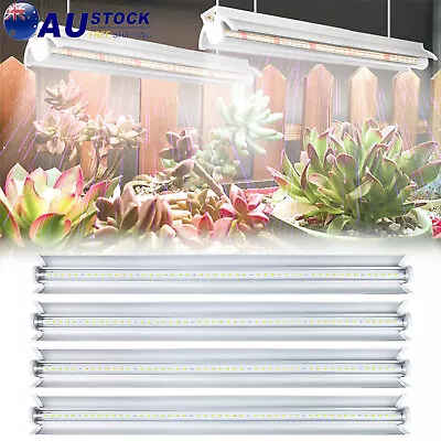 5000kWhite Full Spectrum LED Grow Light T5 Plant Light Strips V-shaped Reflector • $29.99