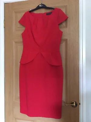 £3.99 • Buy Dorothy Perkins Ladies Red Dress With Peplum Waist, Size 12