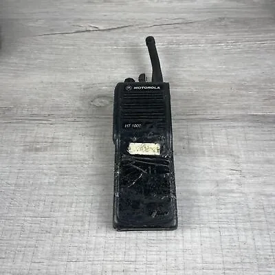 Motorola HT1000 Black Wireless 16-Channel VHF Analog Two-Way Radio Walkie Talkie • $23.85