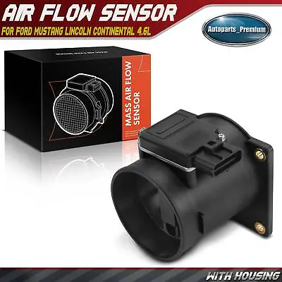 New Mass Air Flow Sensor W/ Housing For Ford Mustang Lincoln Continental V8 4.6L • $36.99