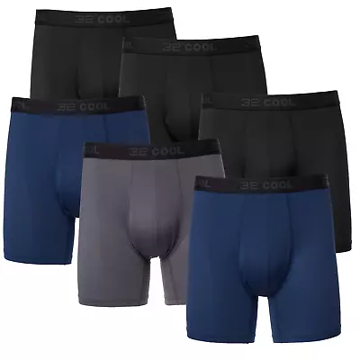 32 Degrees Men's 3 Pack Mesh Boxer Briefs Underwear  | A24 • $19.95