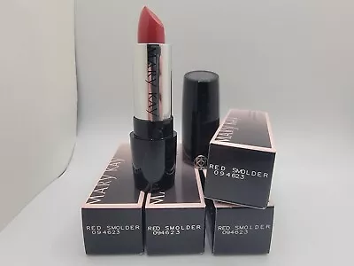 NEW MARY KAY RED SMOLDER  GEL SEMI SHINE LIPSTICK 4-pack Lot NIB • $25.60