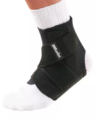 Mueller Adjustable Ankle Stabilizer Black OSFM W: 4 - 14/M: 3 - 13 • $20.99