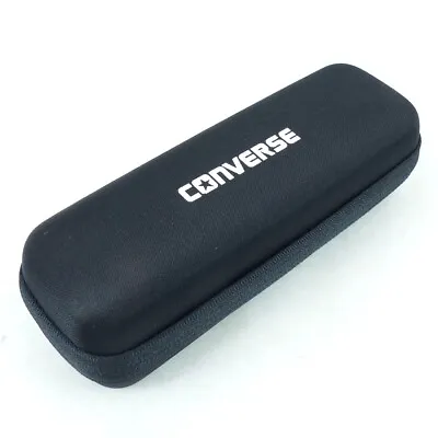 Converse Eyeglass Case Semi Hard Case With Zipper Closure Color Black 6.5  X 2  • $15