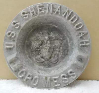 USS Shenandoah CPO Mess Ashtray AD-26 Destroyer Tender Ship Made Retired US Navy • $174.95