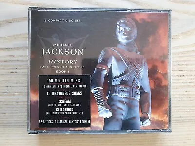 £5.99 • Buy Michael Jackson History CD Fat Case German Version With Cover Sticker