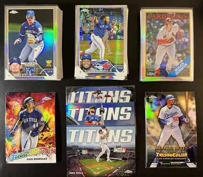 2023 Topps Chrome  Choose Your Card  Inserts Parallels Refractors -Updated 10/20 • $1