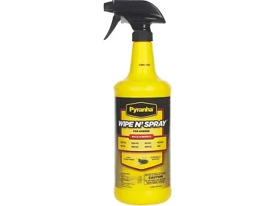 $23.75 • Buy Pyranha Wipe N' Spray Equine Fly Repellent 32oz