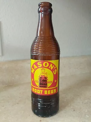 Vintage Mason's Old Fashioned Root Beer 10oz Bottle • $11.99