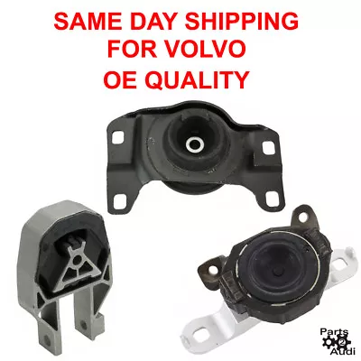 Left Right Lower Engine Motor Mount Set 3pc Kit For Volvo C30 C70  S40  V50 • $158