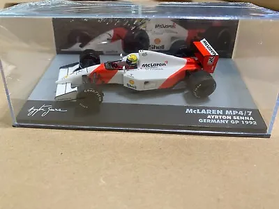 1/43 Ayrton Senna Mclaren Mp4/7 Germany Gp 1992 • $34.99