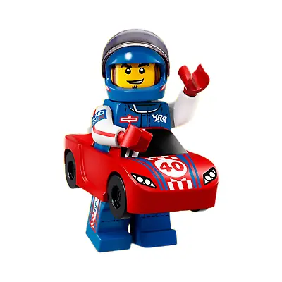 LEGO Series 18 Collectible Minifigures 71021 - Race Car Guy (SEALED) • $13.95