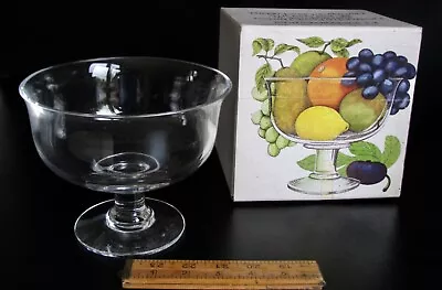 A Boxed Dartington Crystal Regency Large Fruit Bowl FT308. • £18