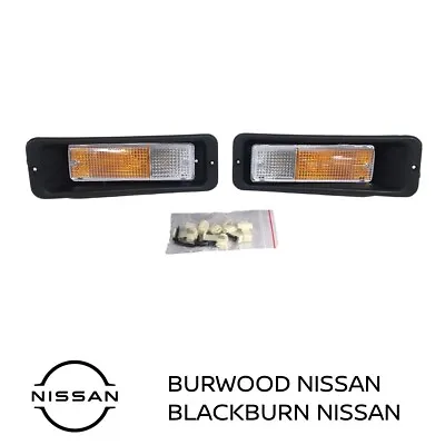 Genuine Nissan Navara D22 D40 Steel Bullbar Indicator Lamp Set B6610-ec000au • $135