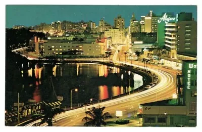 Lake Pancoast Collins Avenue Miami Beach Florida Unused Vintage Postcard EB122 • $1