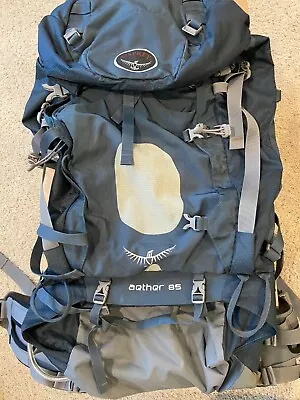 Osprey Aether 85 Men's Lg Backpack  W/Accessory Pouch And REI Rain Cover • $125