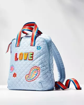 Vera Bradley Quilted Mini Totepack Backpack Pride Bright Stripe NEW • $44