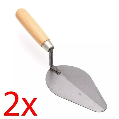 2 X 5  Pointing Trowel Wooden Handle Brick Jointer Tuck Bricklayer Bricklaying • £4.99