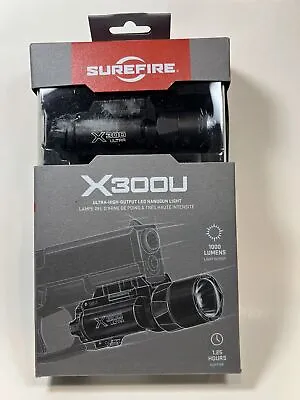 Surefire X300U Ultra-High LED Weapon Light 6 Volts 1000 Lumens Black - X300U-A • $254.99