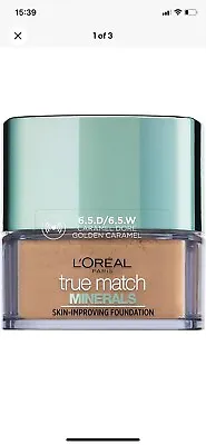 2 X L'oreal True Match Minerals Foundation Powder Makeup Golden Caramel • £10