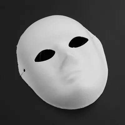  Blank Mask DIY Masquarade Full Face Lady Portrayal Masquerade Miss • £8.99