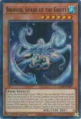 Yugioh 1st Dabl-en087 Snopios Shade Of The Ghoti Super Rare Near Mint (nm) • $1.90