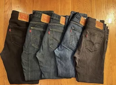 Lot Of 5 - Men's Vintage Levis 508 Jeans Size 34x32 Various Colors Excellent! • $74.99