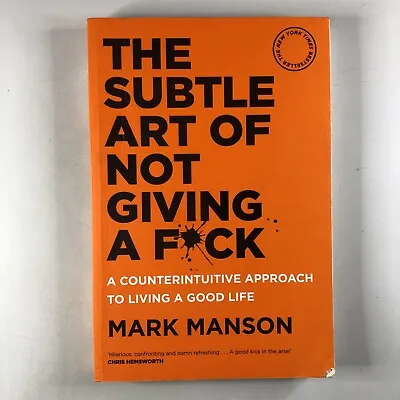 $17.97 • Buy The Subtle Art Of Not Giving A Fuck F*ck Mark Manson Paperback Psychology Book