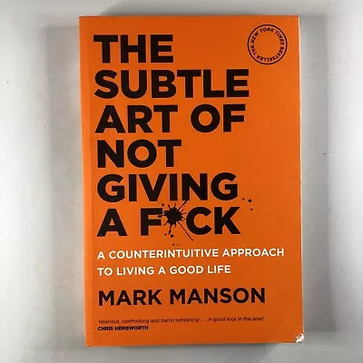 $18.97 • Buy The Subtle Art Of Not Giving A Fuck F*ck Mark Manson Paperback Psychology Book